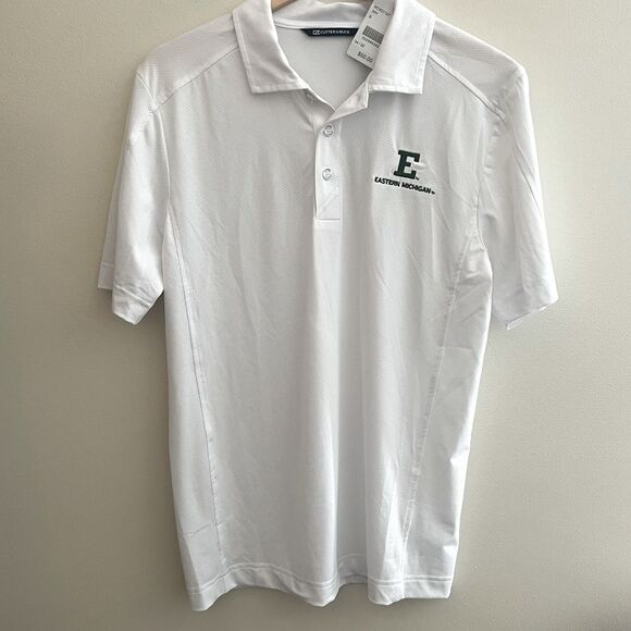 Eastern Michigan Men’s Small in White by Cutter & Buck NWT🏷 - Picture 3 of 9